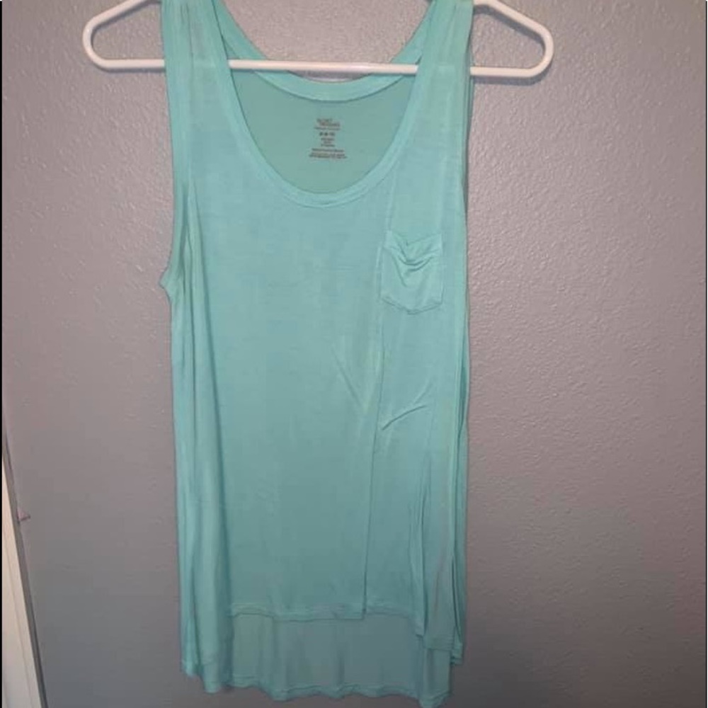 Teal tank top